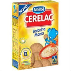 Preparation for milk porridge, country of origin Portugal Nestlé, box 250 g - CERELAC Bolacha Maria 250g
