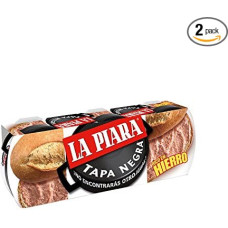 La Piara Paté Tapa Nega Iberico - Packung mit 2 x 73 g - insgesamt 146 g