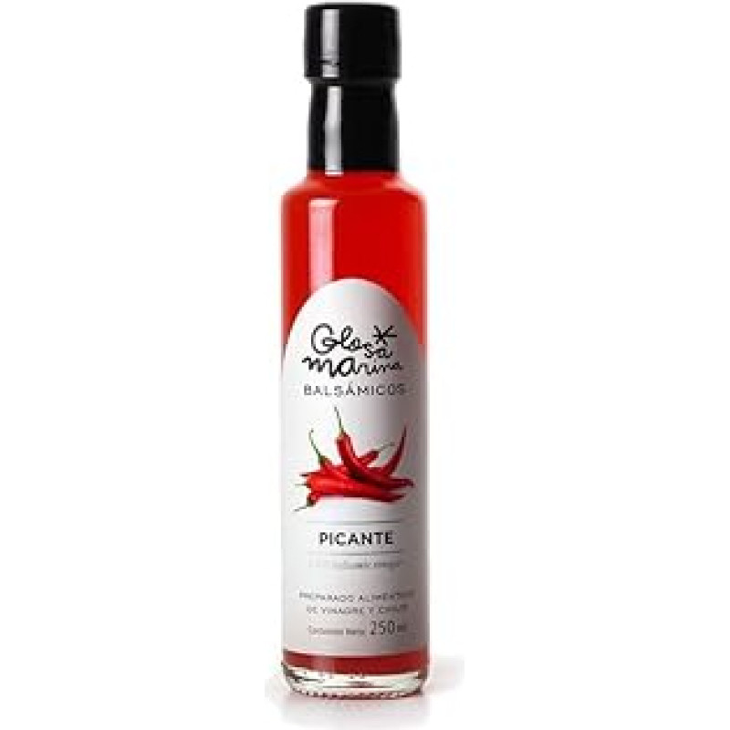 GLOSA MARINA Crema Balsámica Picante Balzaminis gurmaniškas actas Kreminis aitriųjų paprikų aštrus (1 x 250 ml)