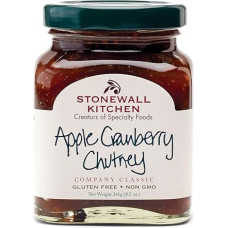 Stonewall Kitchen Apple Cranberry Chutney, 241 g, Particularly Recommended with Meat & Poultry, Cheese and Sandwiches