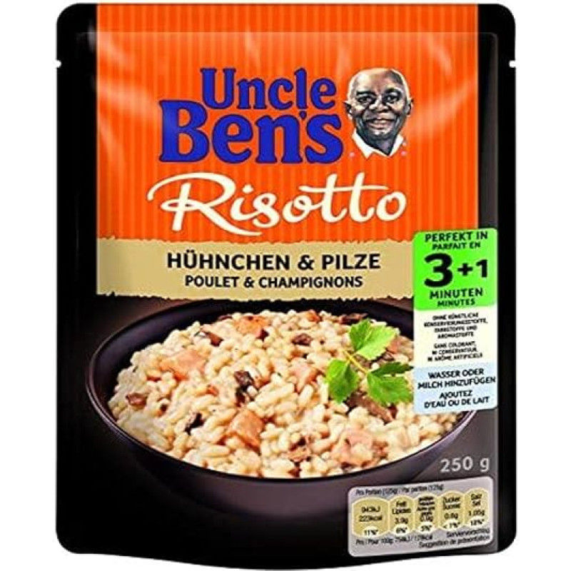 BEN'S ORIGINAL™ Risotto su vištiena ir grybais 250 g