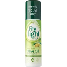 Fry Light Olivenöl-Kochspray, 190 ml, itin natūrali alyvuogių ir sojos lecitino emulsija, apsauganti nuo plaukimo, skirta plaukams, broileriams ir nugarai