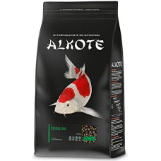 AL-KO-TE, 1-Jahreszeitenfutter für Kois, Sommer, Schwimmende Pellets, 6 mm, Hauptfutter Spirulina 7%, 3 kg