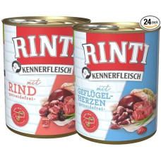 Rinti Kennerfleisch Multipack Paukštienos širdelės ir jautiena 24 x 800 g