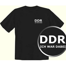 ostprodukte-versand T-Shirt DDR I WAR DABEI Black - ONostalgia - DDR Traditional Products