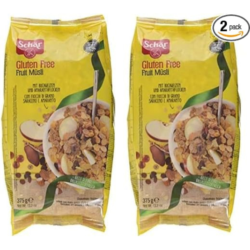 Schär Fruit Cereal 375g (Pack of 2)