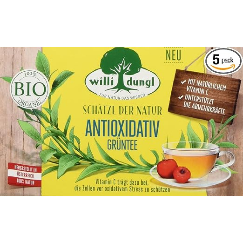 Willi DUNGL Antioxidant Organic Pack of 5 x 35 g