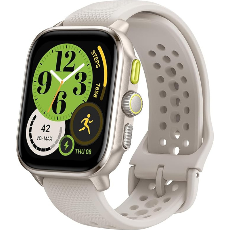 Amazfit Cheetah Running Smartwatch with Dual Band GPS, Route Navigation and Offline Maps, Training Template, Heart Rate Monitor, Integrated Alexa, 8/14 Day Battery Life for Men and Women