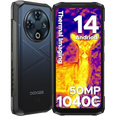 DOOGEE Fire 6 termovizoriaus kamera Lauko mobilusis telefonas be sutarties 10400mAh 256GB + 16GB/2TB TF Lauko išmanusis telefonas 