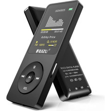 MP3 Player with Bluetooth 5.0, RUIZU 8GB Music Player for Children, Digital Audio Player, FM Radio, Voice Recording, Video Playback, E-Book, 80 Hours Playback