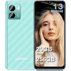 DOOGEE N50PRO mobilieji telefonai, 20 GB RAM + 256 GB ROM, 