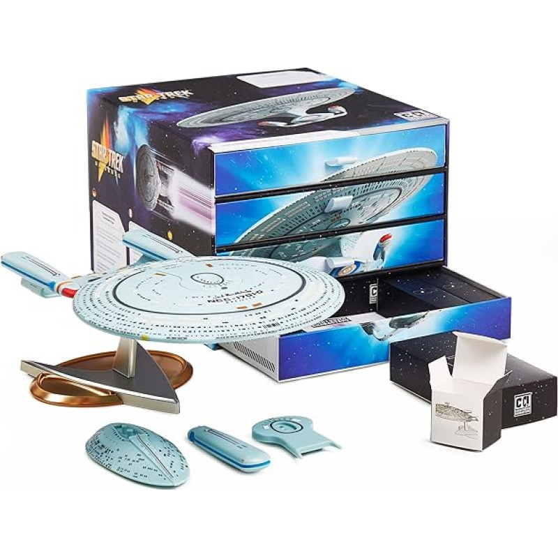 CC Countdown Characters by Numskull 2023 Star Trek USS Enterprise kolekcinė figūrėlė - Oficiali 