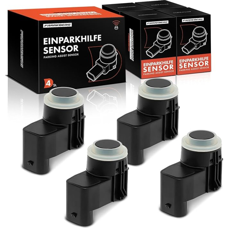 Frankberg 4 x Rear Parking Sensor Compatible with Fabia II 542 1.2L-1.9L 2006-2014 Fabia II Combi 545 1.2L-1.9L 2007-2014 R.o.o.m.s.t.e.r 5J 1.2L-1.9L 2006-2010 Replace### 5J0919275A