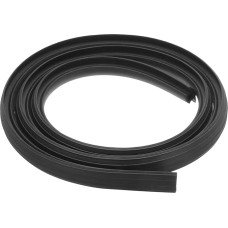 sourcing map 1 x 1 m Dichtungsstreifen, Serie 20, europäischer Standard, Aluminium, staubdicht, wasserdicht, Fensterdichtungsstreifen, schwarz