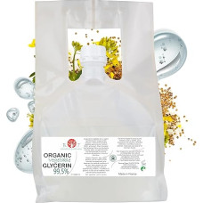 Vegetable Glycerine - Liquid Glycerine for Soap Making, Face and Body Moisturiser, Pure 100% Natural Cosmetic Base - 5000 g 5 kg