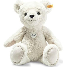 Steiff Heavenly Hugs Benno Teddy Bear, Cute Stuffed Toy with Plastic Eyes, Children, Boys & Girls, Plush Toy 42 cm, Cream, 113727