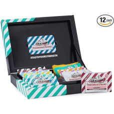Fisherman's Friend Friendship Selection Exclusive Gift Box with 12 Varieties, Tasting Set with Free Collectable Tin, Fresh Breath Sweets 12 x 25g