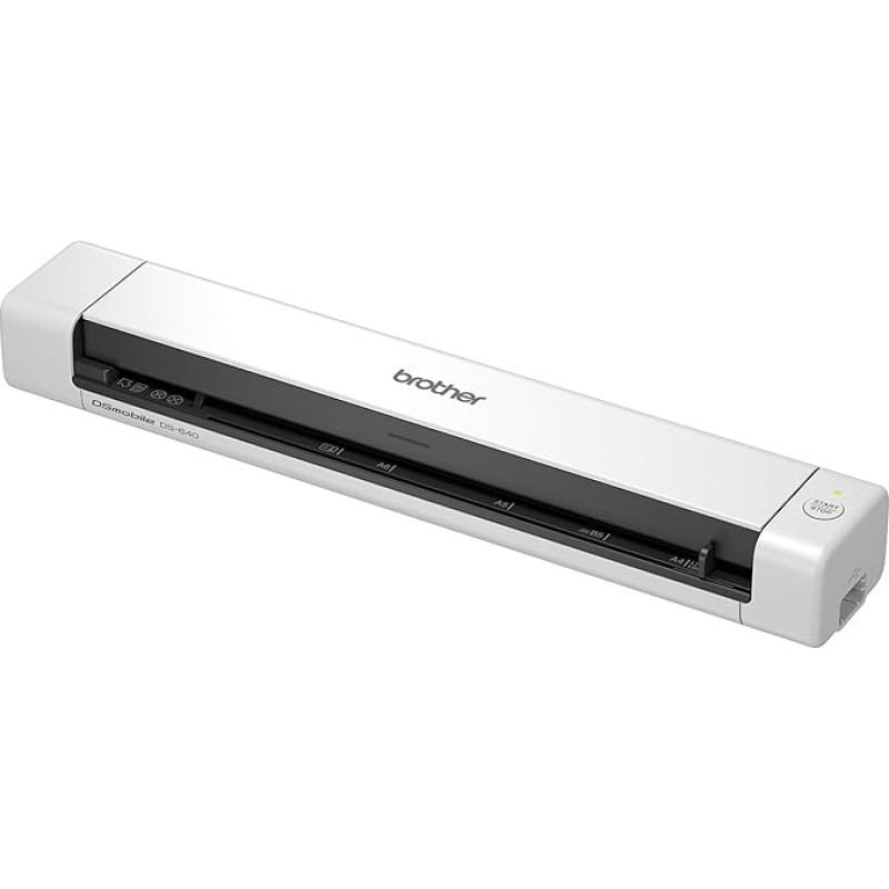Brother DS-640 Mobile Scanner | A4 | Power Supply USB | 15 ppm | Colour | Black/White | Scan to USB
