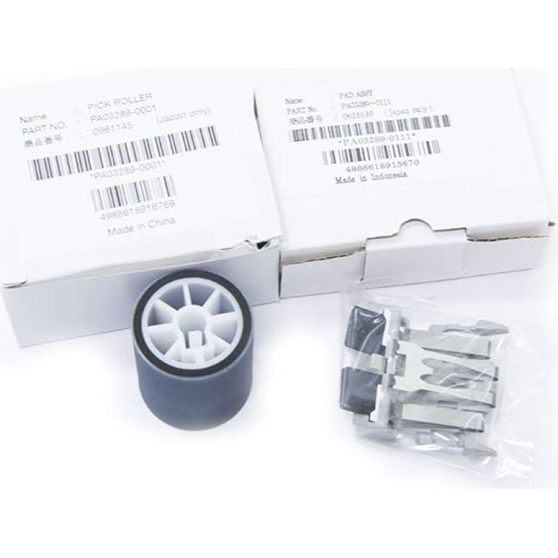 YANZEO Scanner Pick Roller and Pad Assy PA03289-0001 PA03289-0111 fi-6010N 6000NS fi-5120C