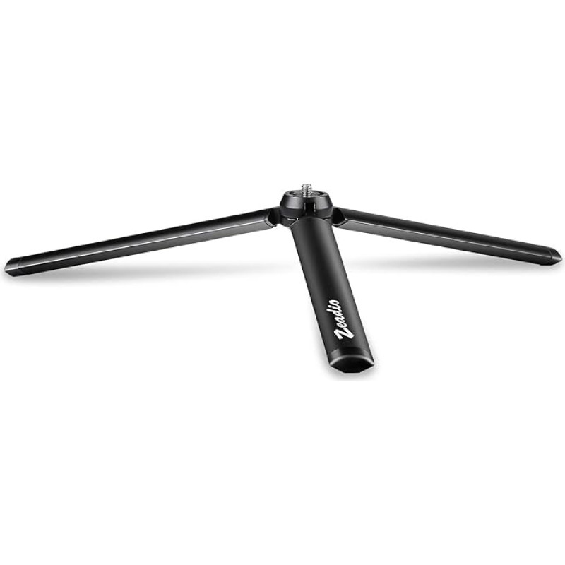 Zeadio Metall Mini-Stativ, Desktop Tabletop Stativ für Glatte 4, Crane Plus, Crane 2, Osmo Mobile, Ronin-s, vimble 2, Gimble Griff Grip Stabilisator und alle Kameras