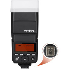 Godox TT350C TTL fotoaparato blykstė Speedlite 2.4G HSS 1/8000s TTL GN36 elektroninė blykstė, skirta 