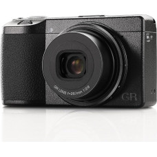 Ricoh GR IIIx Digitalkamera [Brennweite 40 mm] [Ausgestattet mit großem CMOS-Sensor im APS-C-Format mit 24,2 Mio. Pixel] [Die ultimative Schnappschusskamera]