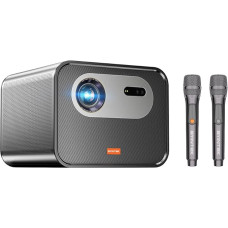 BYINTEK R90Rock DLP projektorius 3D projektorius su automatinio fokusavimo TOF ir mikrofonu 2200 ANSI 