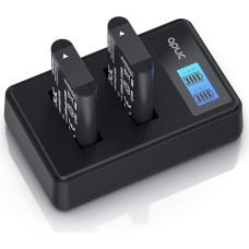 CSL Battery Charger Set Including 2 Batteries - Camera Battery Charger - Charger Suitable for Sony NP-BX1 - 1000 mAh, 3.6 V - Charging Capacity: 600 mAh - for Sony RX100 M4 M5 M6 HX90 300 400 S100