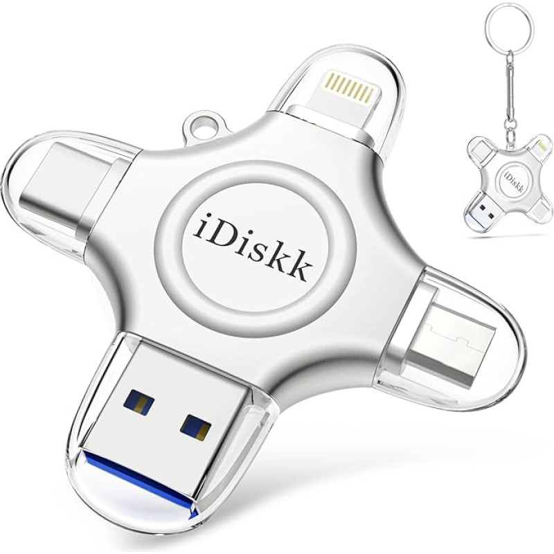 iDiskk MFi sertifikuota 256GB USB atmintinė 