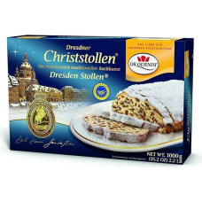 Christstollen genuine Dresden 1000 g ++ DDR traditional product and Ossi cult product