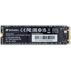 Verbatim Vi560 S3 SSD Internal SSD with 512GB Data Storage Solid State Drive with SATA III M.2 2280 and 3D NAND Technology Black Ideal for Notebook and Ultrabook