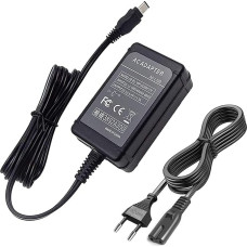 TKDY AC-L100 Power Supply Charger Kit Compatible with Sony Handycam DCR-TRV103 TRV130 TRV150, CCD-TRV108 TRV118 TRV128 Camcorder Replacement AC-L10A L10B AC-L15A L15B AC-L100A L100B L100C