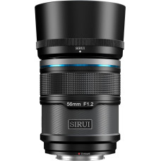 SIRUI Sniper 56 mm automatinio fokusavimo objektyvas F1.2 plataus kampo APS-C fotoaparato objektyvas (X-Mount, juodas)