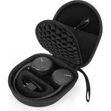 PhD Keisi Protective Case for JBL Tune500BT On-Ear Bluetooth Headphones - Hard Travel Carrying Case - Black