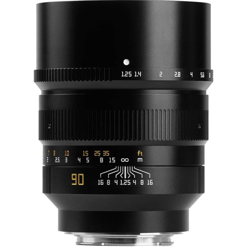 TTArtisan 90mm F/1.25 metalinis dėklas, suderinamas su 