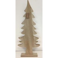 Boltze Kjell 1006921 Decorative Stand (Christmas Tree Figurine, Wooden Decoration, Height 30 cm) 1006921