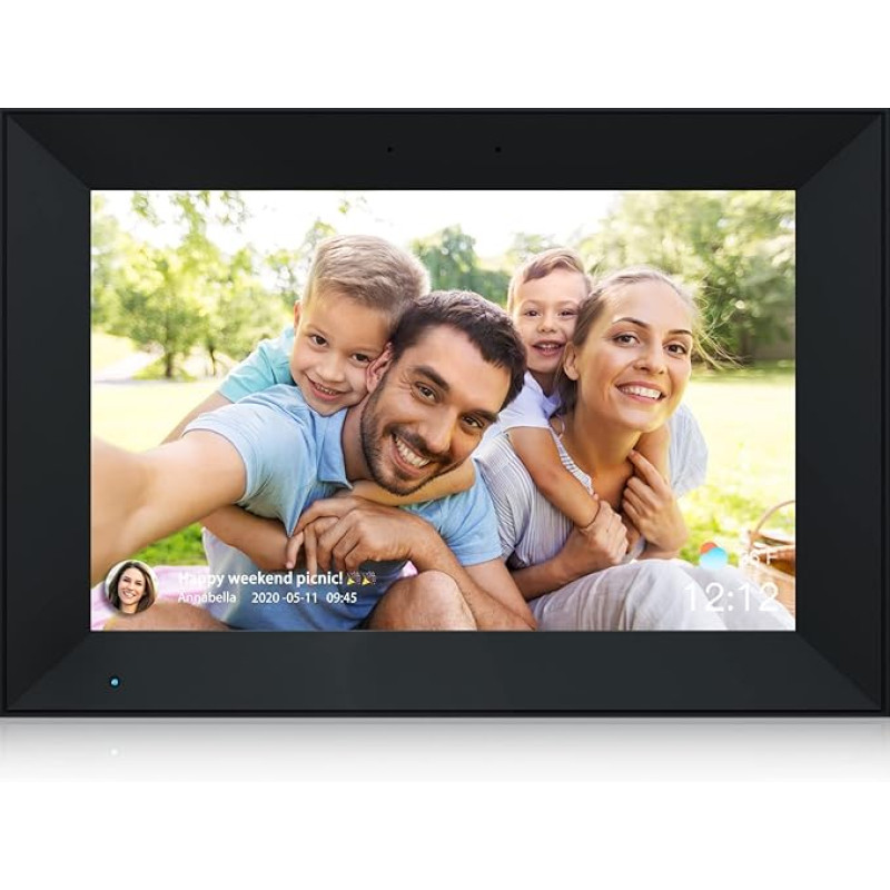 WiFi Digital Picture Frame, 10.1 Inch 32 GB Electronic Picture Frame, 1280 x 800 HD IPS Touchscreen Photo Frame, Auto Rotate, Share Photos Immediately From Anywhere
