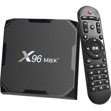 Android TV Box 4GB RAM 32GB ROM 2.4G + 5.8G WiFi 1000M LAN X96 Max+ Android Box Amlogic S905X3 Quad-Core Bluetooth 4.0 4K 60fps HDR Support