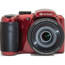 KODAK PIXPRO Astro Zoom AZ255-RD 16 MP skaitmeninis fotoaparatas su 25 kartų optiniu priartinimu, 24 mm plačiu kampu, 1080P Full HD vaizdo įrašu ir 3 colių LCD ekranu - raudonos spalvos