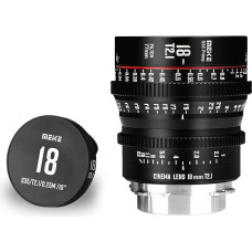 MEKE 18mm T2.1 Super 35 Prime rankinio fokusavimo kino objektyvas, skirtas PL laikikliui, suderinamas su C700 PL, ARRI Amira, Alexa Mini ir kt.