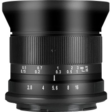 7artisans 12mm F2.8 Mark Ⅱ itin plataus kampo APS-C rankinio fokusavimo pagrindinis objektyvas, suderinamas su 