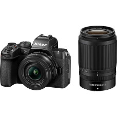 Z50II rinkinys 16-50 DX + 50-250 DX | Idealiai tinka nuotraukoms, filmams, tinklaraščiams ir tiesioginėms transliacijoms (20,9 MP, 4k vaizdo įrašai, vaizdo valdymas + nemokama 