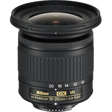 Nikon AF-P DX NIKKOR 10-20 mm 1: 4.5-5.6G VR objektyvas juodas