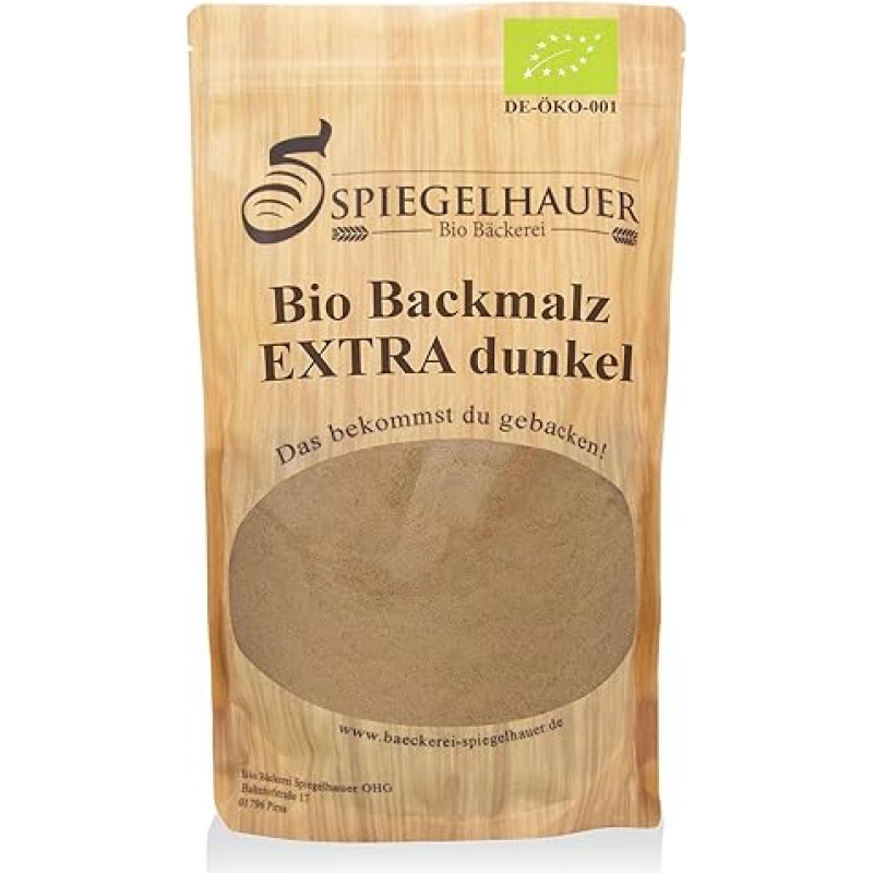 Bäckerei Spiegelhauer Organic Baking Malt Extra Dark 200 g
