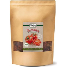 Biojoy Organic Tomatoes without Oil (1 kg), Dried and Unsulphurised, with 7% Rock Salt
