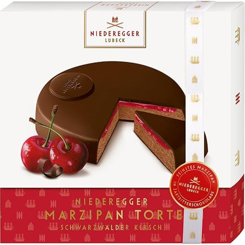 Niederegger Marzipan Cake Black Forest Cherry Tender 185 g