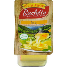 Hymor Raclette Cheese Natural - 1 x 400 g - Sliced | French Cut Cheese by Ermitage | Matured for at least 8 Weeks | Classic for Raclette | as a topping for bread and sandwiches