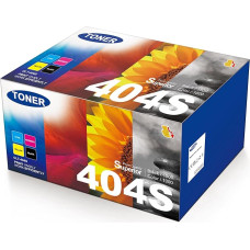 KEENKLE 4 vnt. CLT-P404C CLT-404S 404S suderinamų su CLT-K404S P404C, skirtų C480w Xpress C480fw C430w C480 C480fw C430w C480 C430 C430 C480fn C43X serijos spausdintuvų toneriams (juodas, žydras, geltonas, purpurinis)