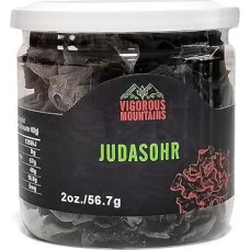 VIGOROUS MOUNTAINS Judas Ear Mu-err Džiovinti grybai sriubai, ryžių ar makaronų patiekalui (2 oz)
