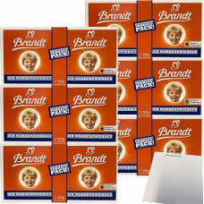 Brandt Markenzwieback Practical Storage Pack 6 Pack (6 x 450 g Pack) + usy Block